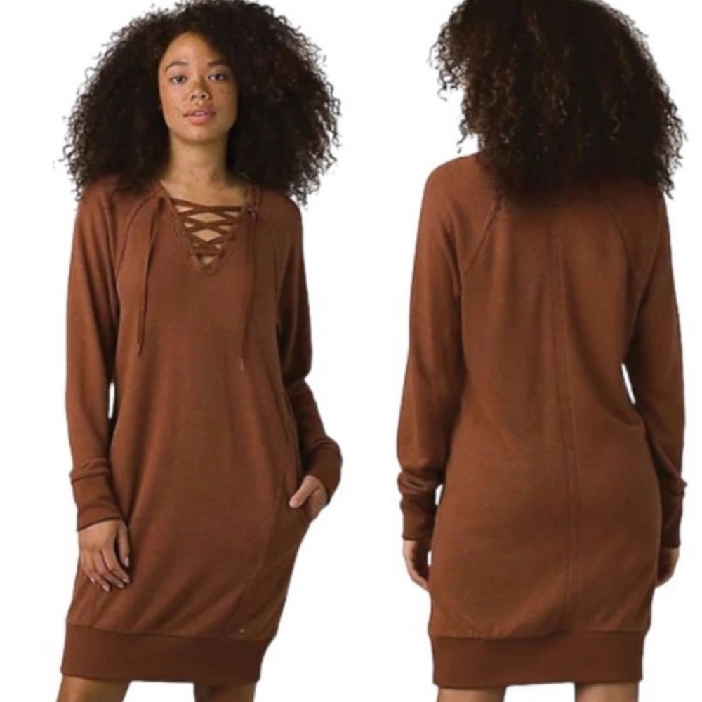 prAna Cozy Up Terry Essential Dress NWT size Small